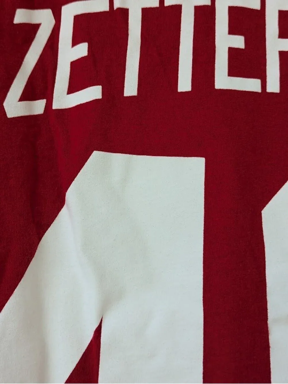 Adidas Detroit Red Wings Shirt Small S Henrik Zetterberg 40 NHL Hockey Go-To Tee